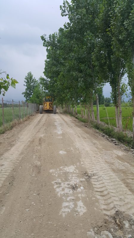 نظارت بر بهسازی و روکش آسفالت محور دنگلان، باغوکنار و گل افرا